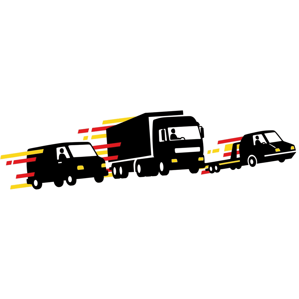 Illustratie over gespecialiseerde transporten